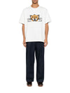 Kenzo T-shirt oversize ricamata 'KENZO Happy Tiger' di cotone da uomo