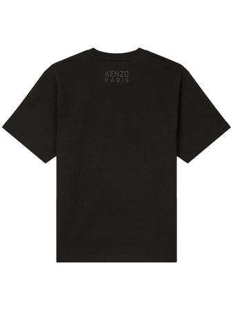 Kenzo T-shirt oversize ricamata 'KENZO Happy Tiger' di cotone da uomo