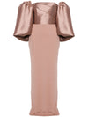 SOLACE LONDON maxi dress floris da donna