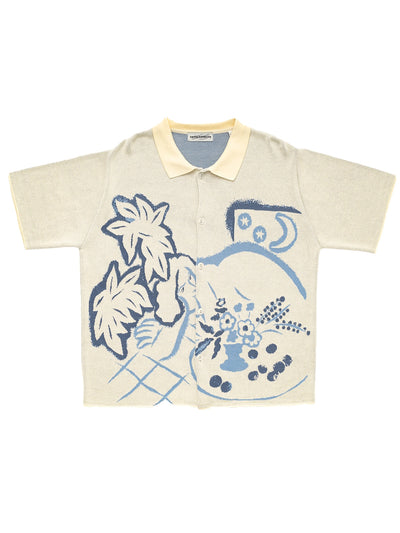 CARNE BOLLENTE camicia Moonlit Fantasy carne bollente da uomo