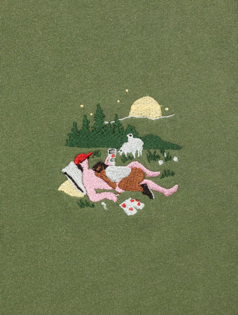 CARNE BOLLENTE t-shirt Lustful Lakeside da uomo