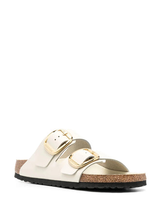 BIRKENSTOCK sandali Big Buckle Shine da donna