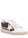 Golden Goose Sneakers Ballstar glitter da donna