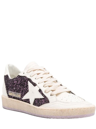 Golden Goose Sneakers Ballstar glitter da donna