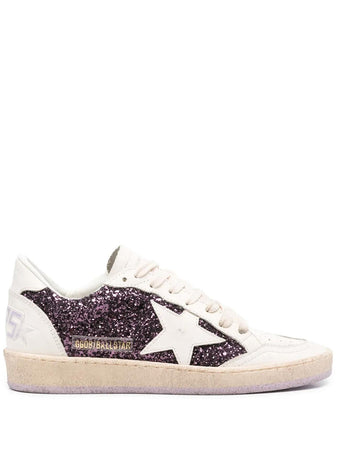 Golden Goose Sneakers Ballstar glitter da donna