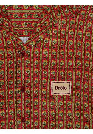 DROLE DE MONSIEUR <h4> - Camicia in Viscosa Stampata</h4> da uomo