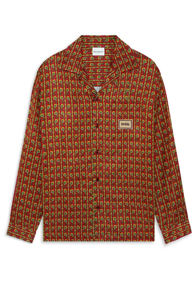 DROLE DE MONSIEUR <h4> - Camicia in Viscosa Stampata</h4> da uomo