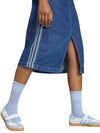 ADIDAS ORIGINALS <h4> - gonna midi denim </h4> da donna
