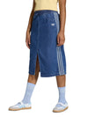 ADIDAS ORIGINALS <h4> - gonna midi denim </h4> da donna
