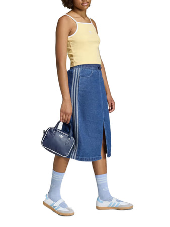 ADIDAS ORIGINALS <h4> - gonna midi denim </h4> da donna