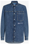 KARL LAGERFELD <h4> - Camicia boxy Denim</h4> da donna