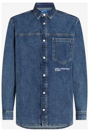KARL LAGERFELD <h4> - Camicia boxy Denim</h4> da donna
