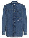 KARL LAGERFELD <h4> - Camicia boxy Denim</h4> da donna
