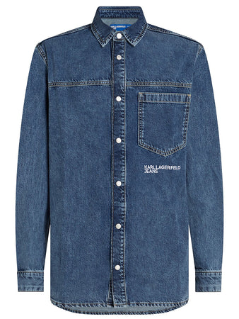 KARL LAGERFELD <h4> - Camicia boxy Denim</h4> da donna