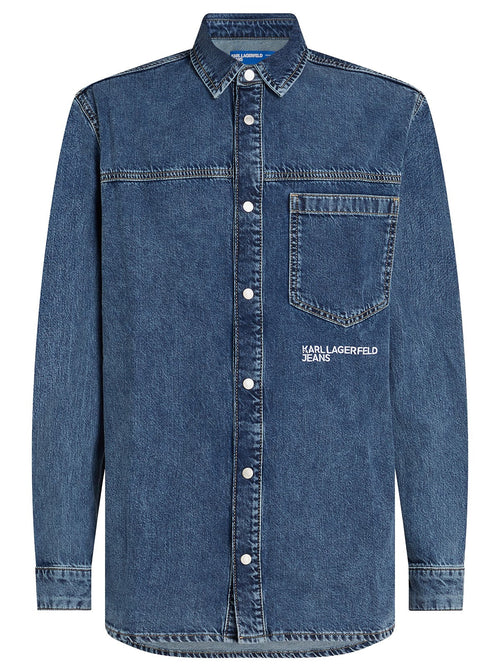 KARL LAGERFELD <h4> - Camicia boxy Denim</h4> da donna