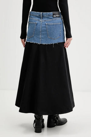 KARL LAGERFELD <h4> - Gonna maxi denim</h4> da donna