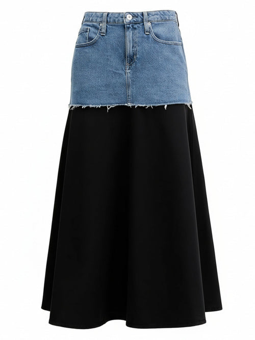 KARL LAGERFELD <h4> - Gonna maxi denim</h4> da donna
