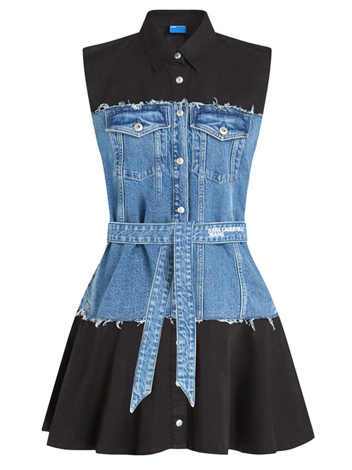 KARL LAGERFELD <h4> - Midi dress denim </h4> da donna
