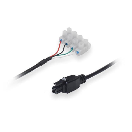 Power cable with 4-way screw