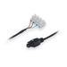 Power cable with 4-way screw