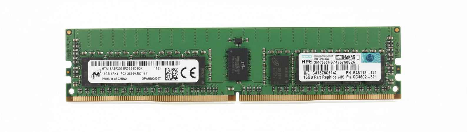 16GB PC4-2666V-R, registered