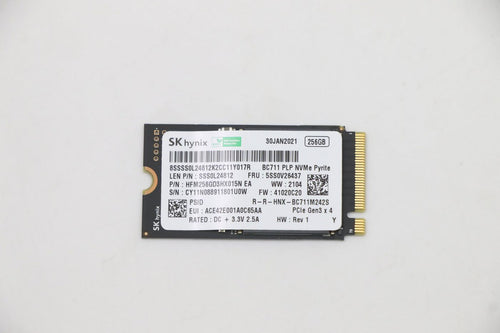 256GB M.2 2242 PCIe 3.0 NVMe