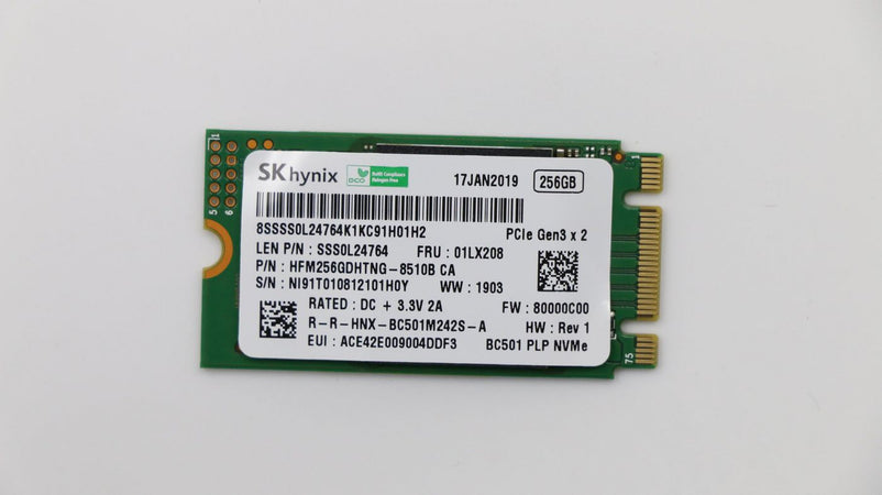 256GB M.2 PCIe NVMe Solid