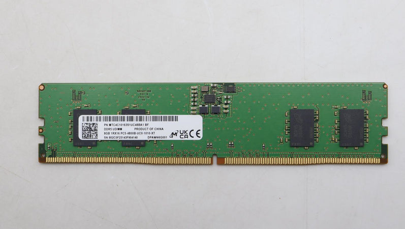 8GB DDR5 UDIMM memory module,