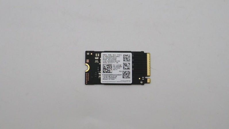 256GB M.2 NVMe SSD with PCIe
