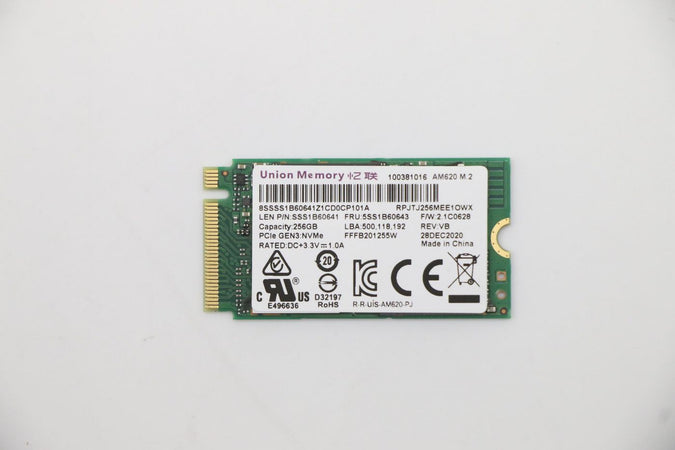 256GB PCIe 2242 M.2 SSD
