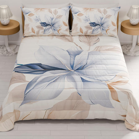 Copriletto trapuntato matrimoniale in stampa digitale – mod. 02 Hessense