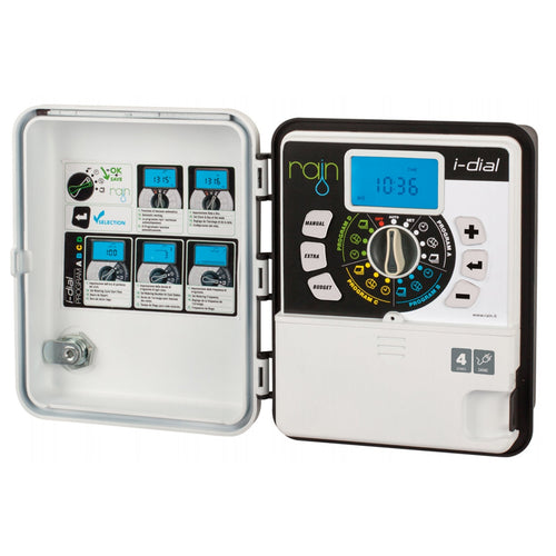 Centralina per irrigazione I-Dial con trasformatore e ampio display illuminato 24 volt