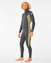 Muta Uomo Rip Curl Dawn Patrol 4/3 Zip Frontale