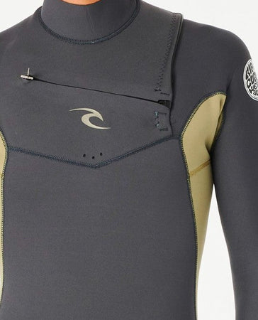 Muta Uomo Rip Curl Dawn Patrol 4/3 Zip Frontale