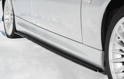 BMW Serie 3 E90 E91 2004-2011 Flaps Sotto Minigonne Abs Nero Lucido Splitter