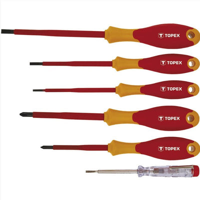 Set di Cacciaviti isolati in serie in acciaio al cromo molibdeno, da 6 pezzi