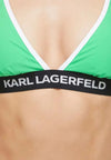 KARL LAGERFELD Costume da bagno TRIANGLE W/LOGO ELASTIC da donna