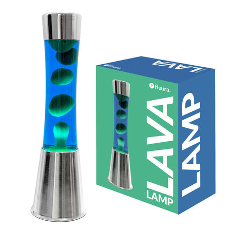 FISURA Lampada lava verde e blu