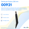 Dente per erpice lunghezza 248 mm lunghezza filetto 45 mm