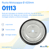 Ruota per motozappa Ø 420mm