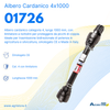 Albero cardanico con limitatore a nottolini 4x1000