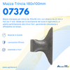 Mazza trincia larghezza 180mm lunghezza 100mm attacco 70mm e foro Ø 17mm adattabile a originale Ferri