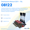 Distributore Walvoil SD11 a 4 leve a doppio effetto - 70L