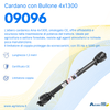 Cardano con bullone di trancio 4x1300