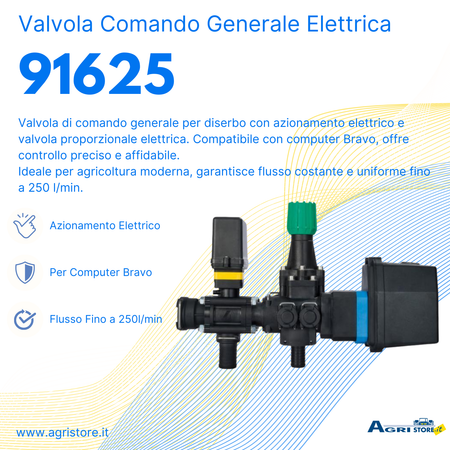 Valvola di comando generale per computer bravo