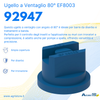Ugello a ventaglio con angolo ad 80° EF8003 confezione da 15 pezzi