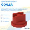 Ugello a ventaglio con angolo ad 80° EF08004