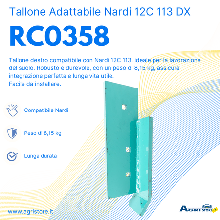 Tallone adattabile Nardi 12C 113 dx