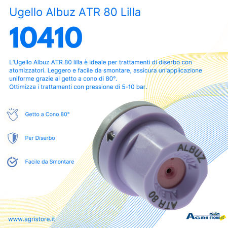 Ugello Albuz ATR 80 lilla