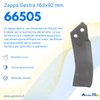 Zappa dx L 163,H 92,s 20,foro 10,5
